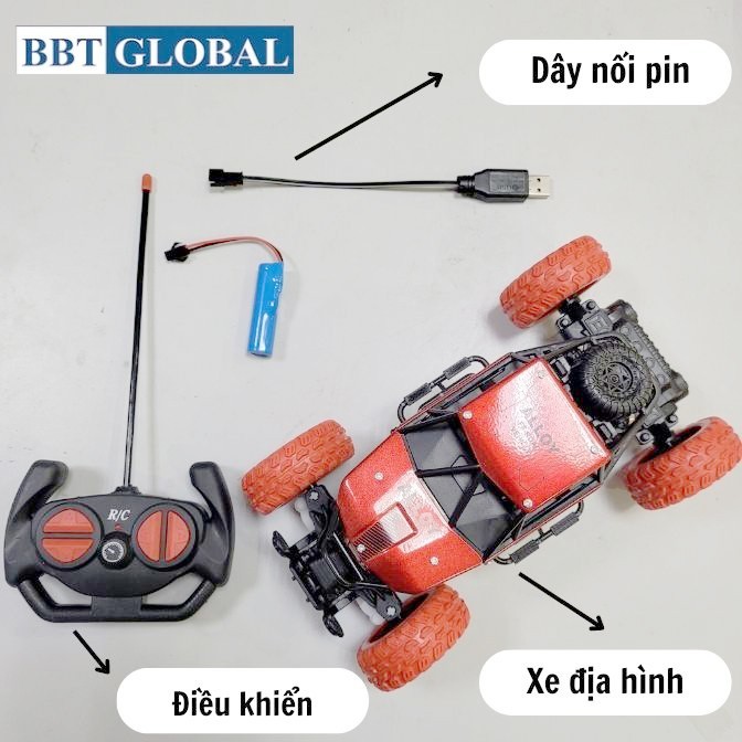 Mẫu xe ô tô địa hình đồ chơi SBY160-1A với màu xanh nổi bật, sẵn sàng vượt mọi địa hình