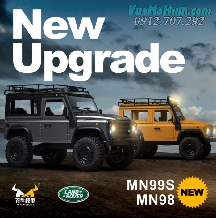 xe dia hinh dieu khien tu xa mn99s mn99s2 d90 land rover defender 1 1
