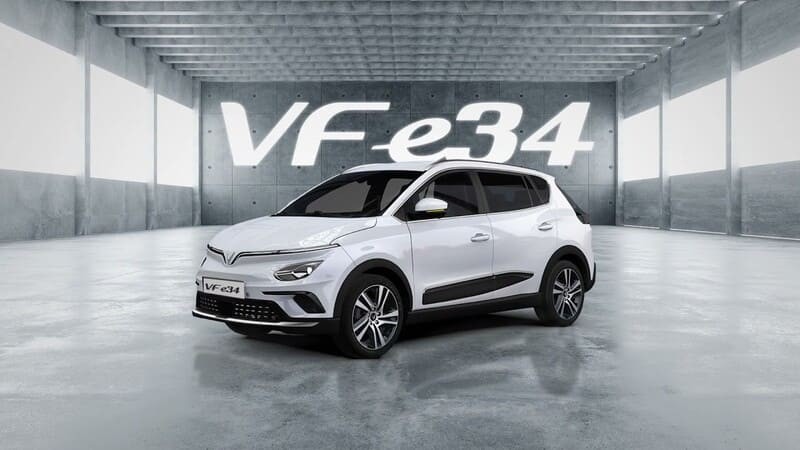 VinFast VF e34, mẫu xe CUV điện với 5 chỗ ngồi