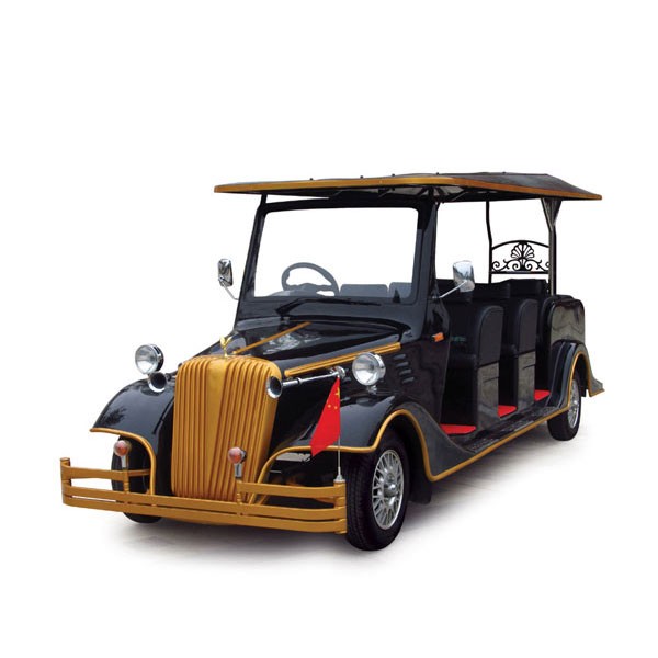 Xe ô tô dáng cổ điển LVTONG LT-S8.FA màu đen sang trọng