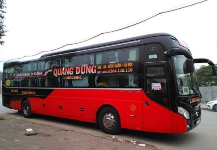Minibus sang trọng phục vụ tuyến Quảng Trị Hà Nội