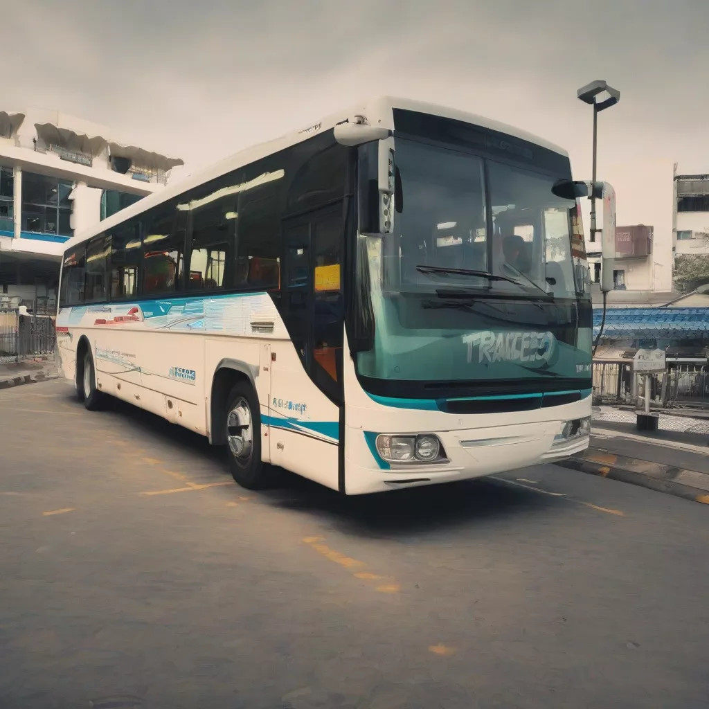 Chủng loại xe ô tô khách Tracomeco di chuyển trên cao tốc