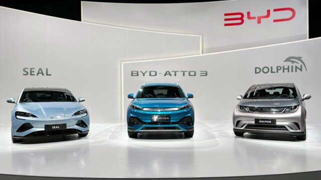 Xe ô tô điện 5 chỗ BYD Seal sang trọng