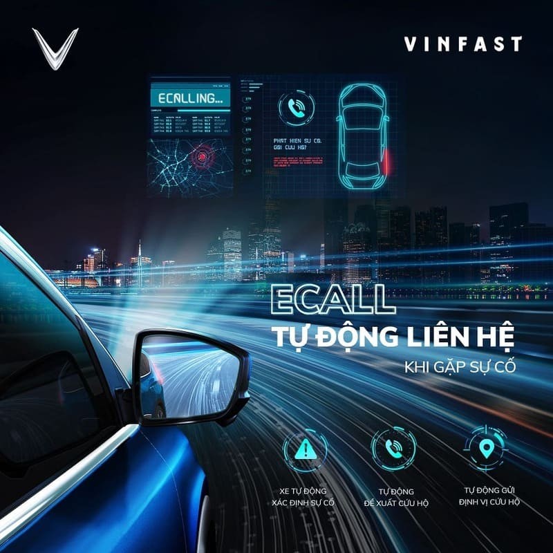 Đánh giá xe ô tô VinFast VF e34 có các tính năng thông minh vượt trội