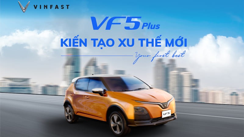 Đánh giá xe ô tô VinFast VF 5 Plus là mẫu SUV đô thị hạng A trẻ trung