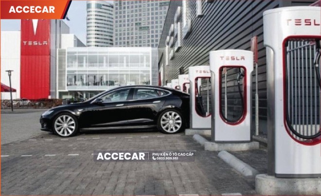 Trạm sạc Supercharger của Tesla, giải pháp năng lượng hiệu quả cho xe điện
