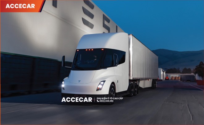 Xe ô tô điện Tesla Semi Truck, giải pháp vận tải hàng hóa hạng nặng hiệu quả