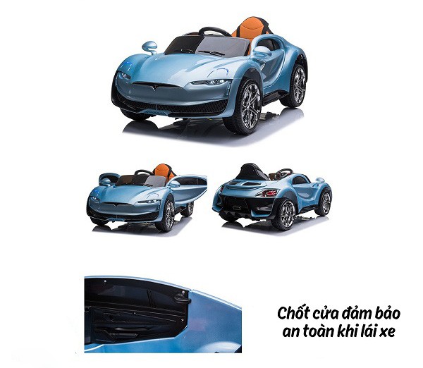 Chốt khóa cửa và dây đai an toàn trên xe ô tô điện Holla HL-10146