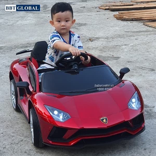 Chi tiết ngoại thất xe ô tô điện Lamborghini BBT-6868 cho bé