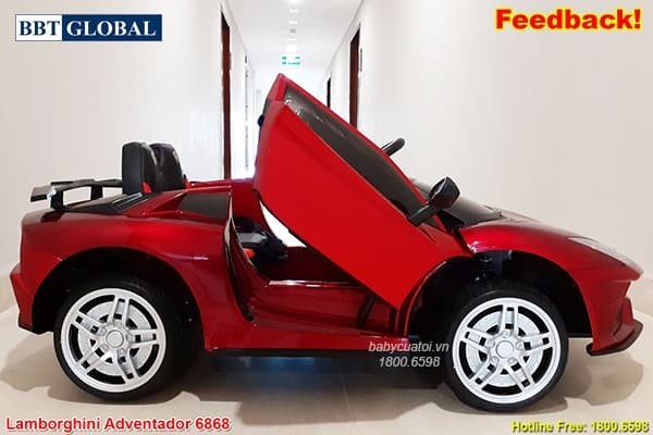 Xe ô tô điện Lamborghini trẻ em BBT-6868 từ góc nhìn tổng thể