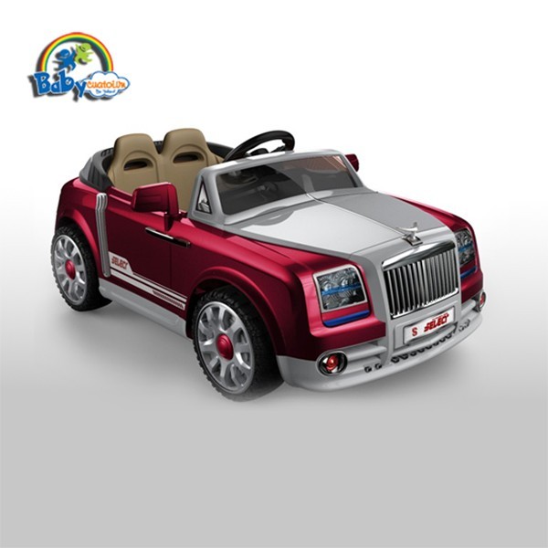 Xe ô tô Rolls Royce Phantom điện trẻ em màu đỏ