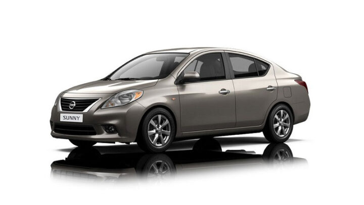 Ngoại hình tổng thể của Nissan Sunny, một trong các lựa chọn xe cũ cho người muốn mua xe ô tô giá rẻ dưới 10 triệu