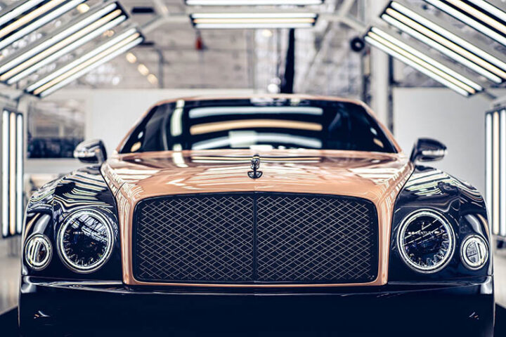 Lưới tản nhiệt 3D của Bentley Mulsanne, chi tiết nổi bật của mẫu xe ô tô hạng sang cho nữ