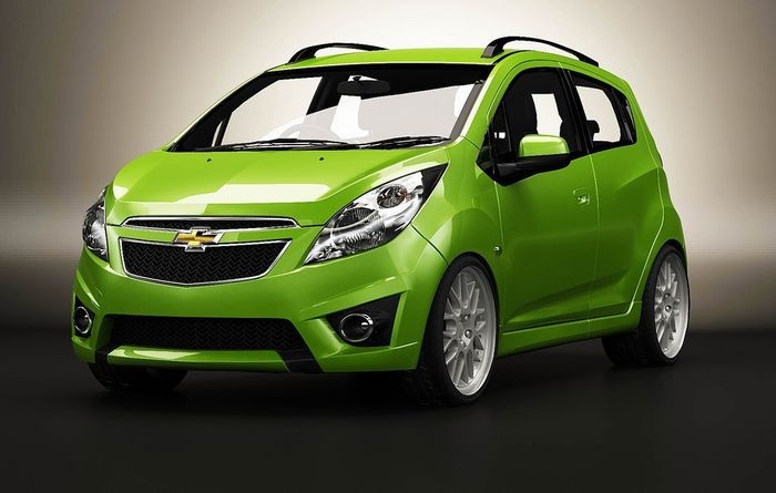 xe o to mau xanh luc chevrolet spark oto com vn1 1bdc