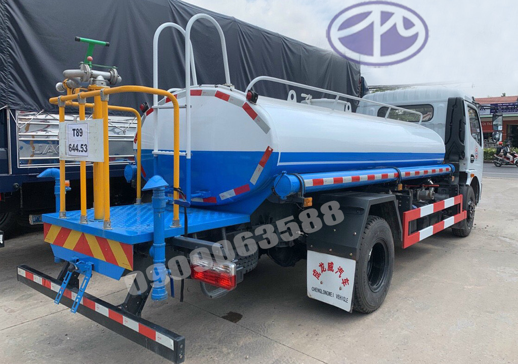Chi tiết hệ thống vòi phun của xe ô tô phun nước rửa đường đảm bảo vệ sinh tối ưu