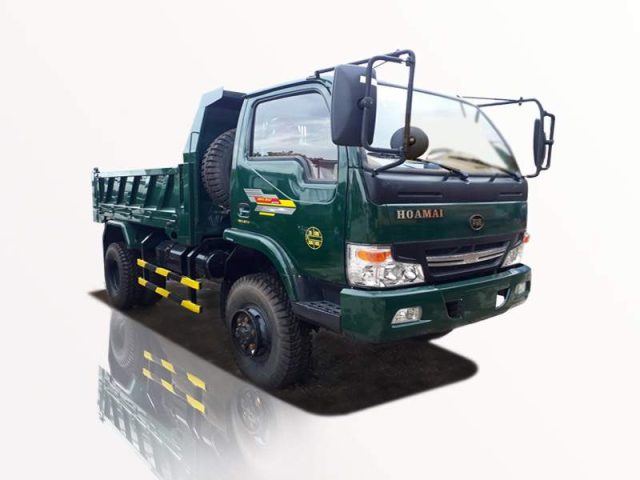 xe tai ben hoa mai 3t45 2 cau