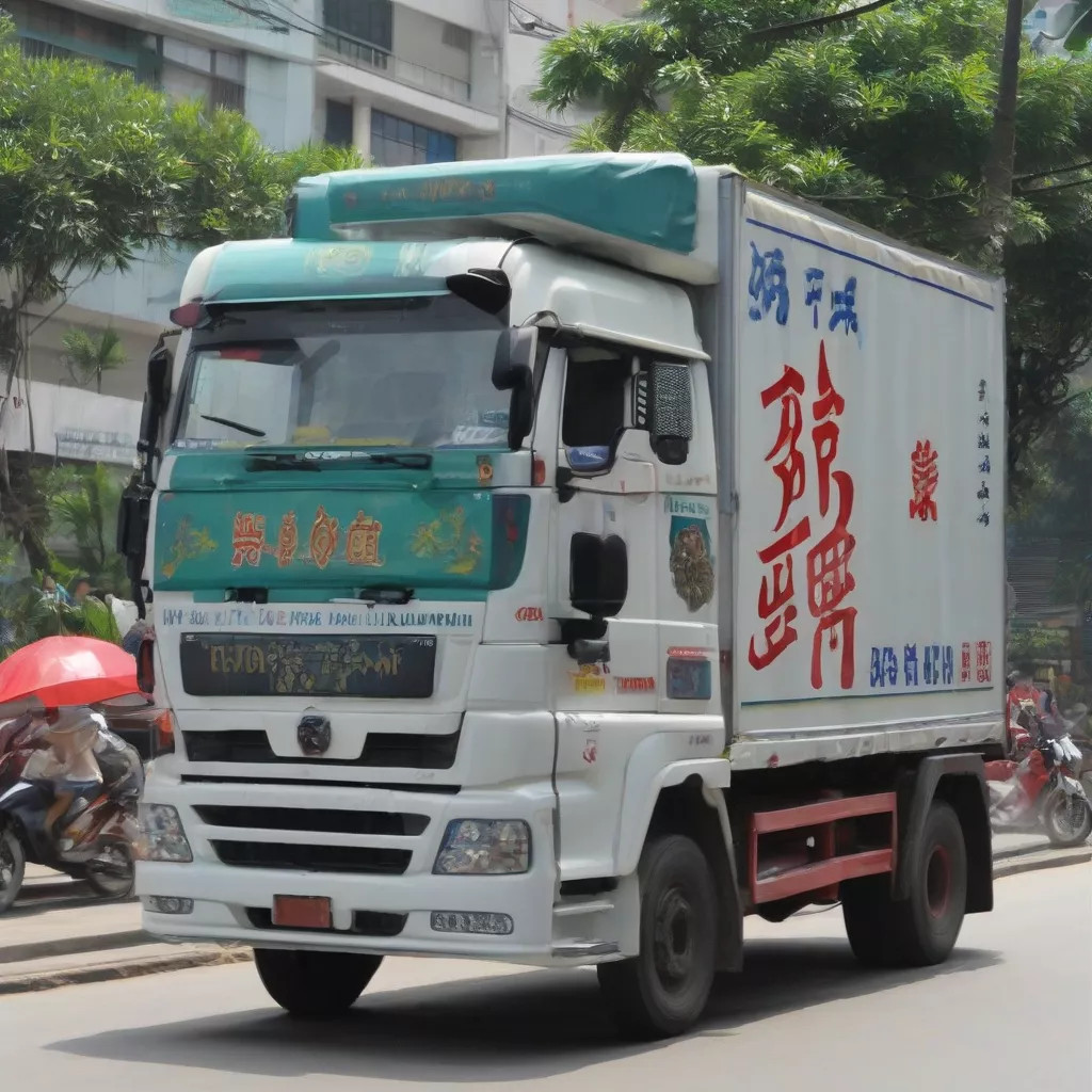 Hình ảnh xe tải đại diện cho các dòng xe và phụ tùng ô tô phổ biến trên thị trường Campuchia