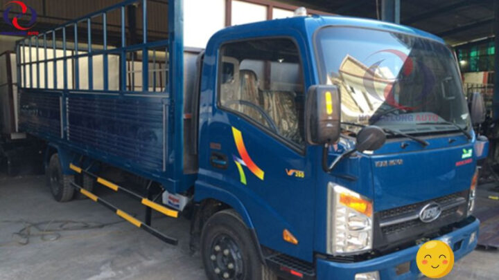 Hình ảnh xe ô tô tải Veam VT340 đậu bên đường, nhấn mạnh sự tiện dụng và đa năng cho nhiều loại hình kinh doanh