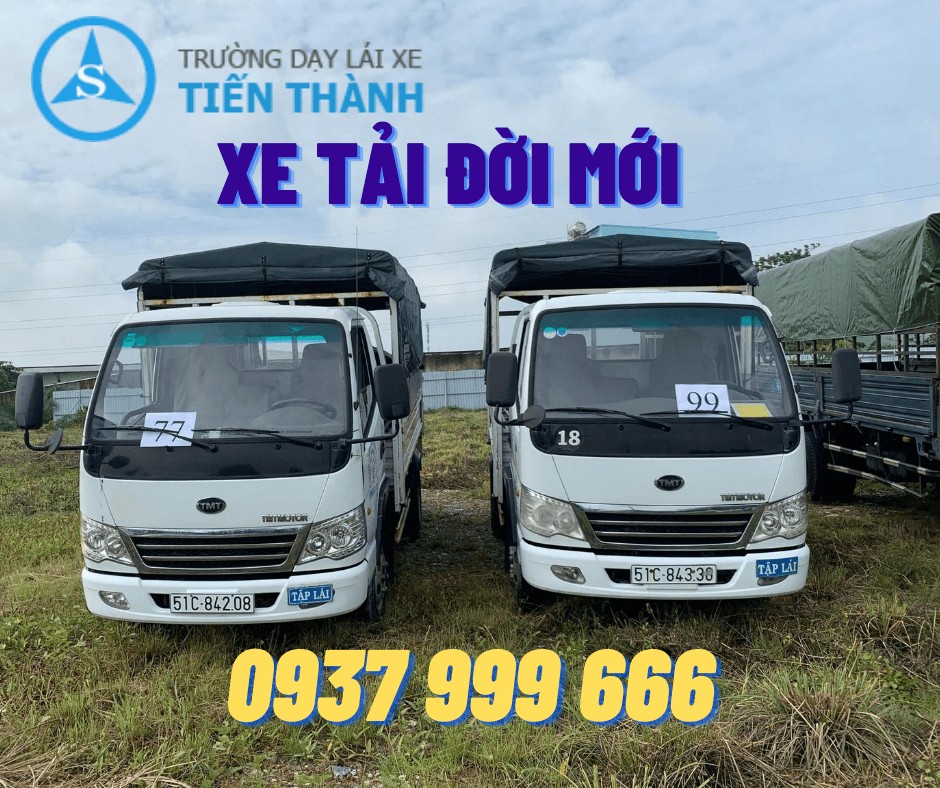 Dàn xe tập lái hạng C hiện đại tại Tiến Thành