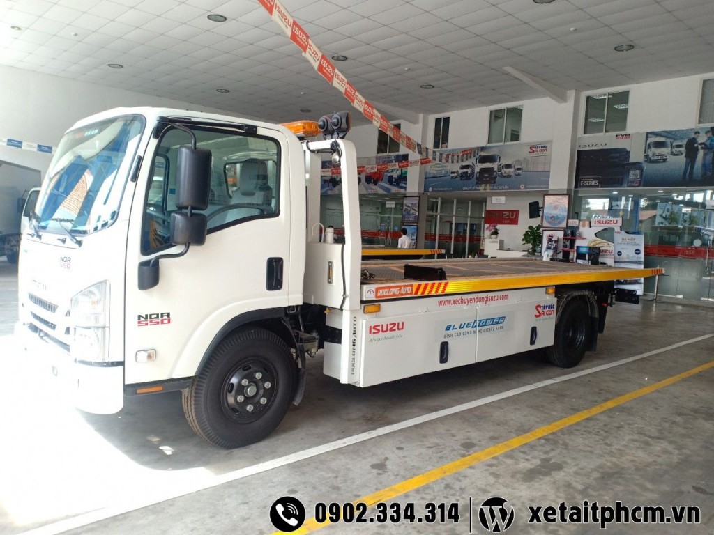Tổng quan xe chở xe ô tô Isuzu NQR550, giải pháp vận chuyển hiệu quả.
