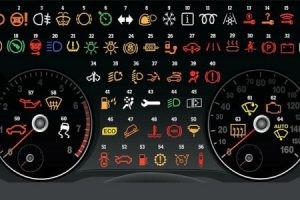 Bảng táp lô xe hơi với các đèn báo lỗi, kiến thức cần thiết cho người lái xe ô tô Nissan X-Trail
