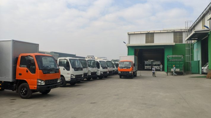 Thành phẩm xe ô tô tải có thùng tại An Việt, sẵn sàng phục vụ nhu cầu vận chuyển