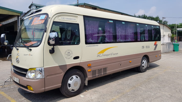 Mẫu xe khách 29 chỗ Hyundai County được ưa chuộng