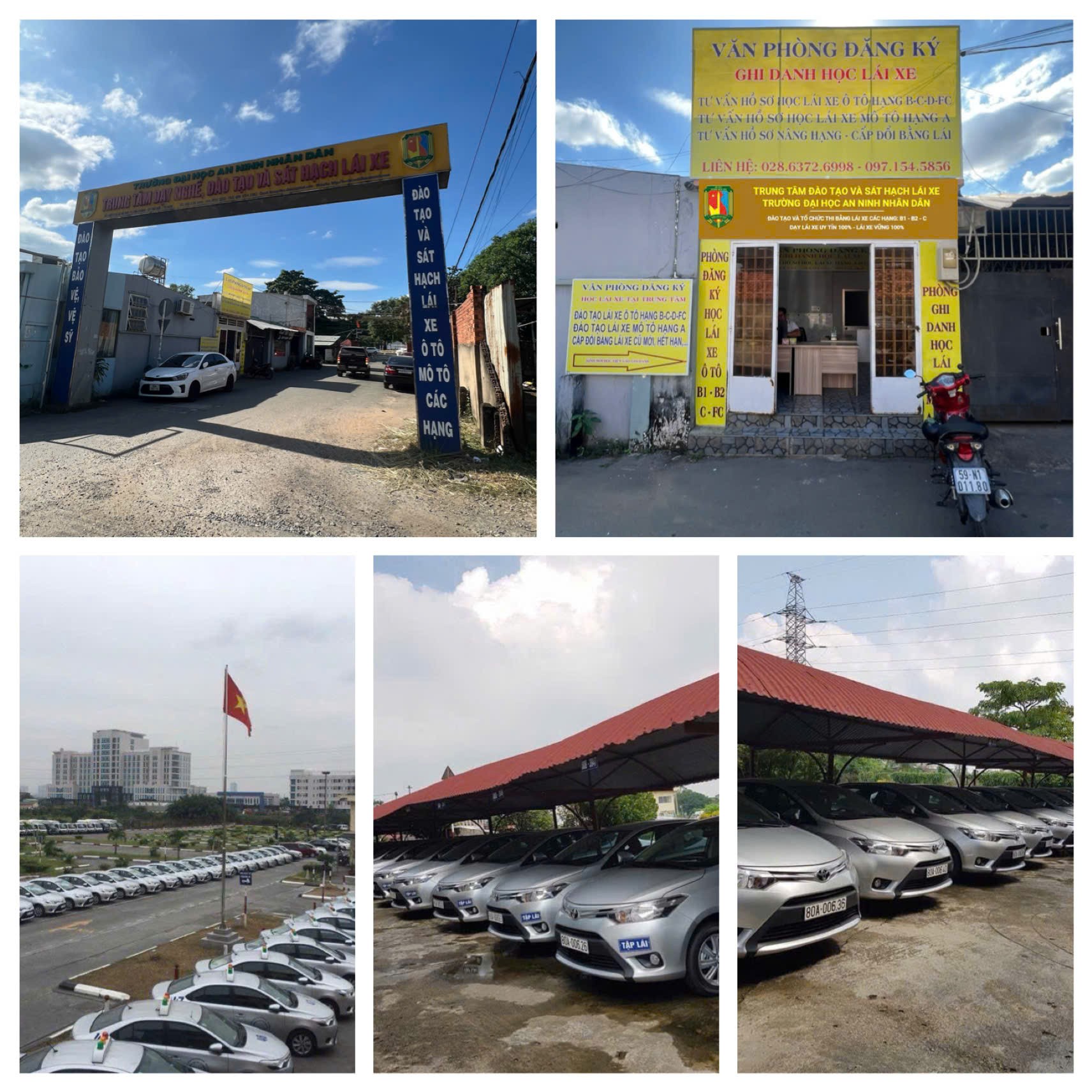 Cơ sở vật chất của Trường Đào tạo và Sát hạch Lái xe Đại học An ninh nhân dân, đảm bảo quy định về thời gian lái xe ô tô
