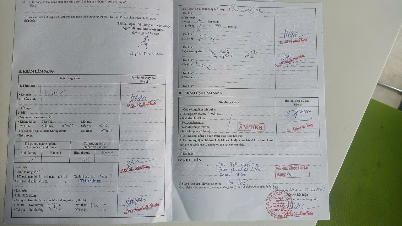 Hồ sơ đăng ký học lái xe ô tô
