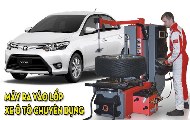 Máy làm lốp xe ô tô chuyên dụng giúp tối ưu hóa công việc sửa chữa