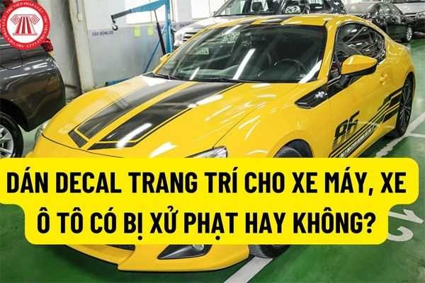 Decal trang trí xe ô tô: Các loại và quy trình dán đúng cách