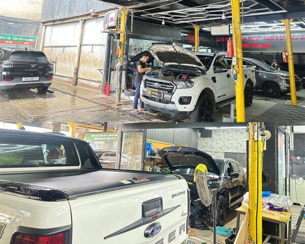 Khu vực chờ khách hàng tại trung tâm chăm sóc xe
