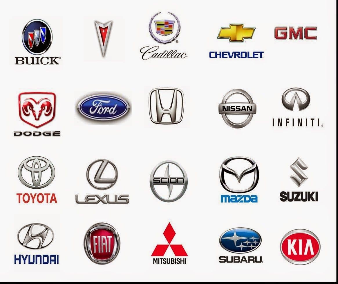Tổng hợp các ký hiệu xe ô tô luxury và phổ thông, thể hiện phong cách và nhận diện độc đáo của mỗi nhãn hiệu xe hơi.