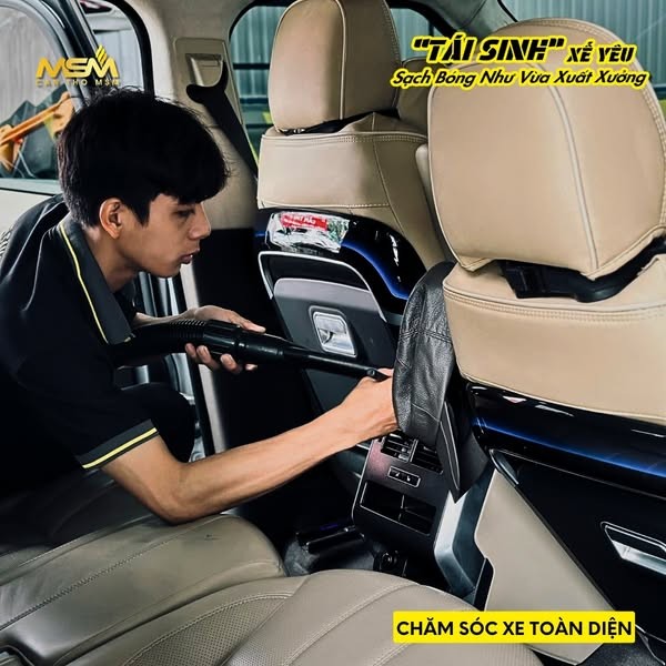 Trung tâm MSM Cần Thơ cung cấp đa dạng dịch vụ sơn xe ô tô, chăm sóc và nâng cấp nội ngoại thất chuyên nghiệp