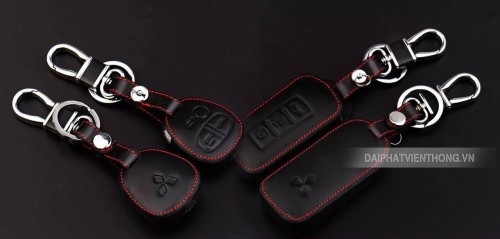 Ốp bọc chìa khoá xe ô tô Mitsubishi, thiết kế thời trang
