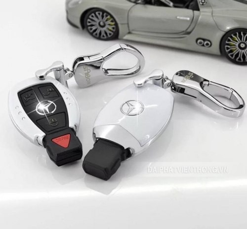 Ốp bọc chìa khoá xe ô tô Mercedes cao cấp, màu sắc đa dạng