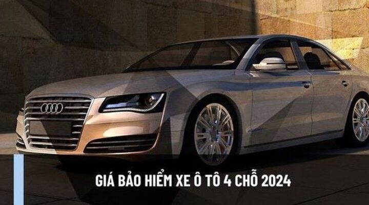 Bảng giá bảo hiểm xe ô tô 4 chỗ bắt buộc năm 2024 chi tiết