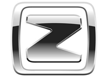 Logo xe Zotye với chữ Z cách điệu, biểu tượng của hãng xe Trung Quốc