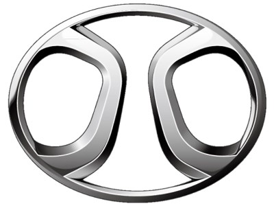 Logo xe BAIC với biểu tượng chữ B cách điệu, biểu tượng của tập đoàn ô tô Trung Quốc