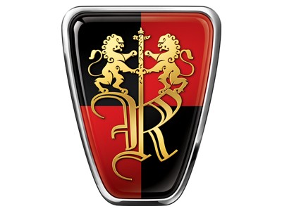 Logo xe Roewe với biểu tượng chữ R cách điệu, biểu tượng của hãng xe Trung Quốc SAIC