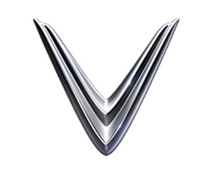 Biểu tượng chữ V đặc trưng của logo xe VinFast, đại diện cho thương hiệu ô tô Việt Nam tiên phong