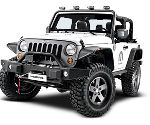 Dòng xe Jeep Wrangler màu xanh lá mạnh mẽ trên địa hình đồi núi, minh họa khả năng off-road vượt trội
