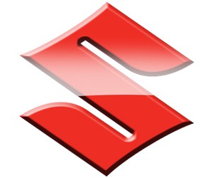 Logo xe Suzuki với chữ S màu đỏ cách điệu, biểu tượng cho thương hiệu mạnh mẽ và đa dạng sản phẩm