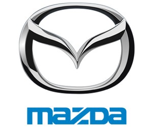 Logo Mazda với đôi cánh cách điệu tạo thành chữ M, thể hiện sự linh hoạt và khả năng bay cao