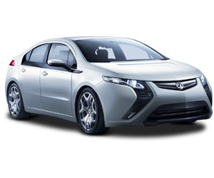 Mẫu xe Vauxhall Corsa màu đỏ, đại diện cho dòng xe hatchback nhỏ gọn và phổ biến