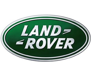 Logo Land Rover với khung oval xanh và tên thương hiệu, biểu tượng cho khả năng vượt địa hình và phiêu lưu