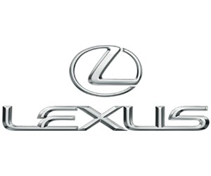 Logo xe Lexus với chữ L cách điệu trong hình oval, biểu tượng của sự sang trọng và chất lượng