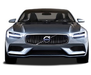 Mẫu xe Volvo XC90 màu trắng, đại diện cho thiết kế sang trọng và công nghệ an toàn hàng đầu