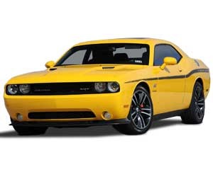 Mẫu xe Dodge Challenger màu đỏ, biểu tượng của hiệu suất cao và phong cách xe cơ bắp Mỹ