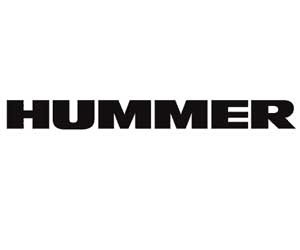 Logo xe Hummer với chữ H mạnh mẽ, gợi hình ảnh cổng thành, biểu tượng cho sự phiêu lưu và địa hình